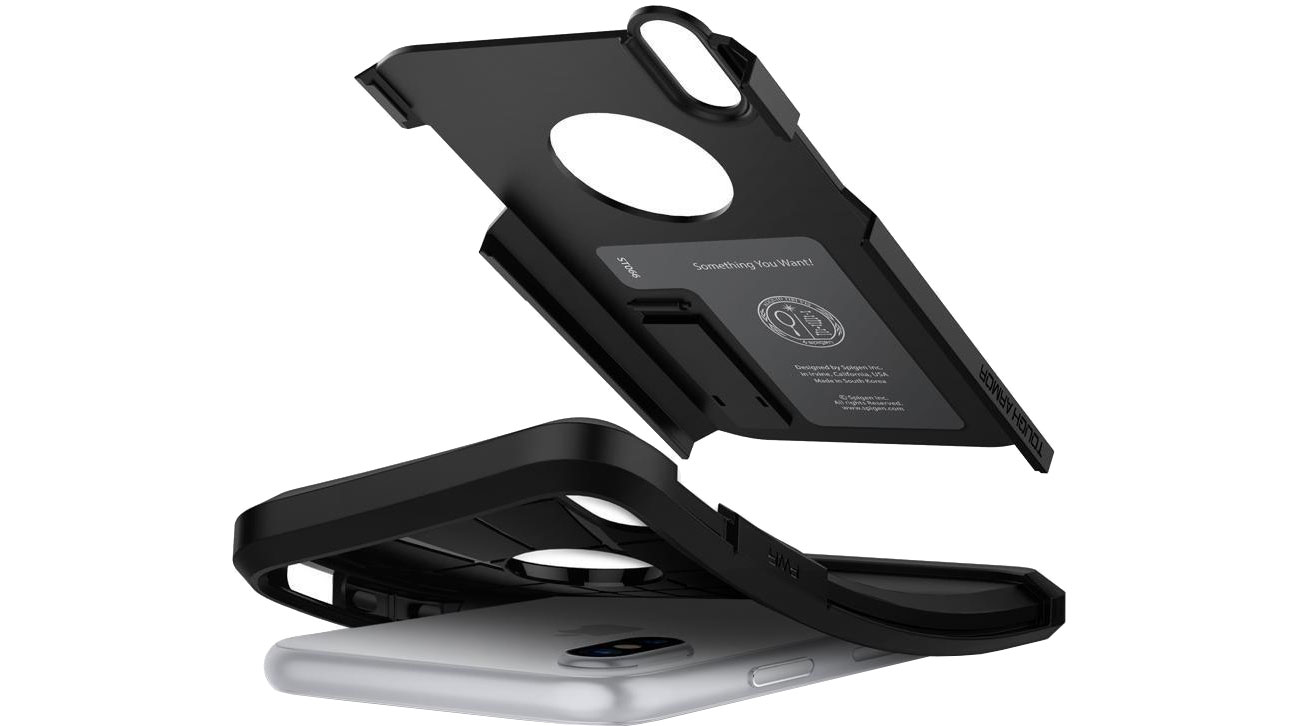 Spigen Tough Armor do iPhone X Dwuwarstwowa ochrona