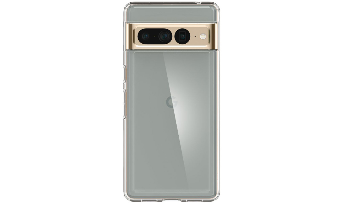Spigen Ultra Hybrid do Google Pixel 7 Pro crystal clear - Widok od tyłu