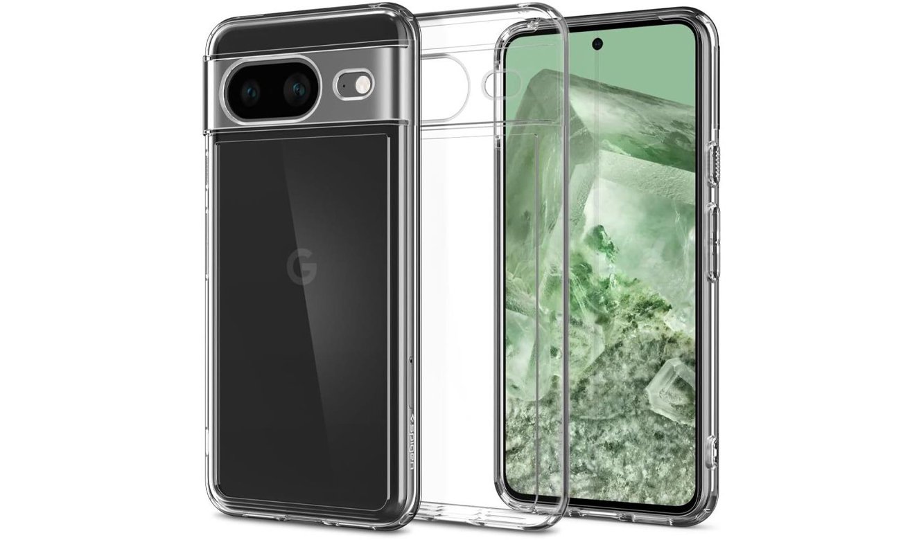 Spigen Ultra Hybrid do Google Pixel 8 crystal clear