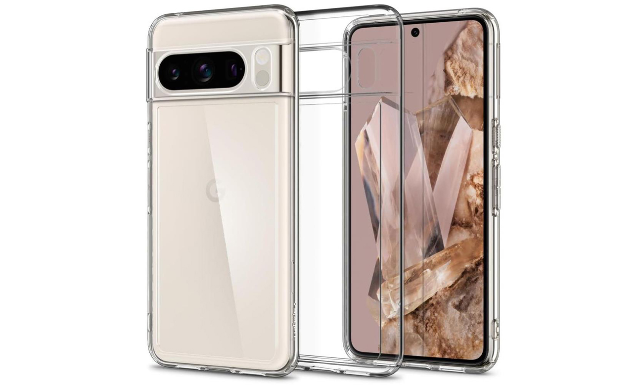 Spigen Ultra Hybrid do Google Pixel 8 Pro crystal clear