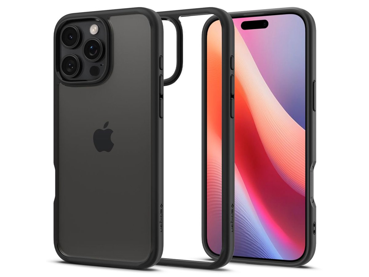 Spigen Ultra Hybrid für iPhone 16 Pro Max Matte Black - Gesamtansicht