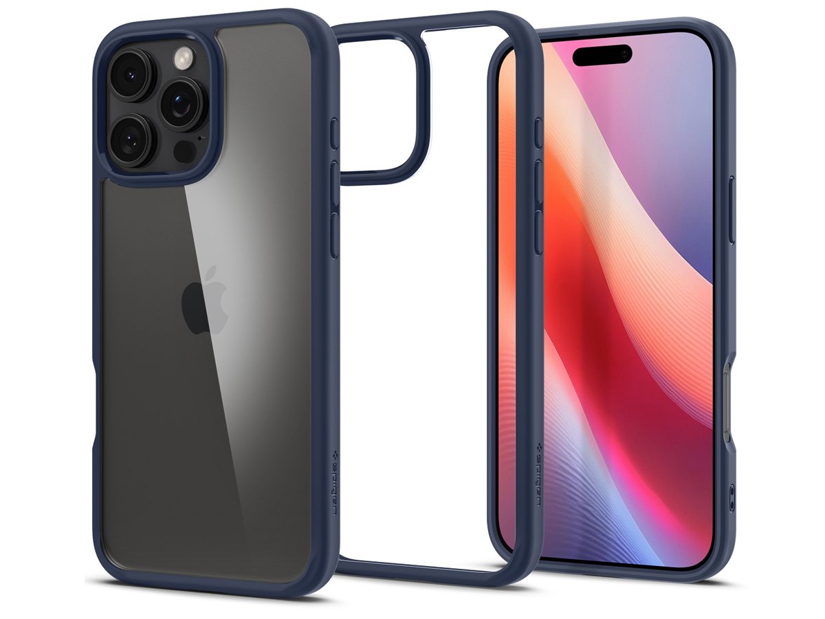 Hülle Spigen Ultra Hybrid für iPhone 16 Pro Max Navy Blue - Gesamtansicht