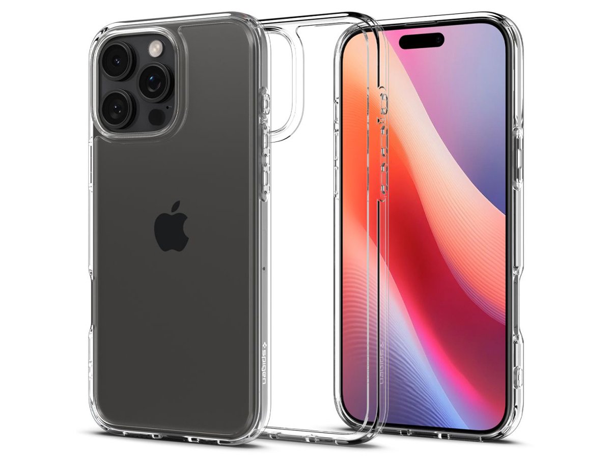 Hülle Spigen Ultra Hybrid für iPhone 16 Pro Kristallklar