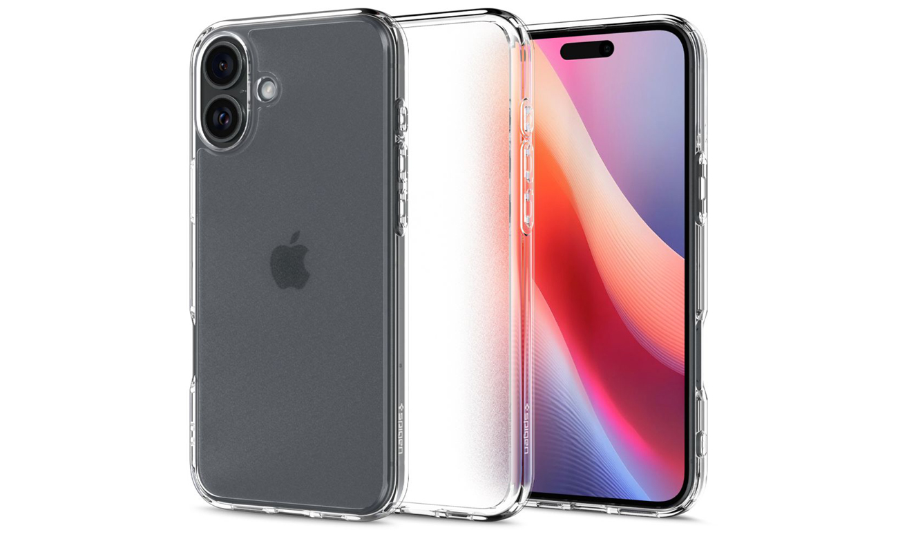 Etui Spigen Ultra Hybrid do iPhone 16 Frost Clear - Widok ogólny