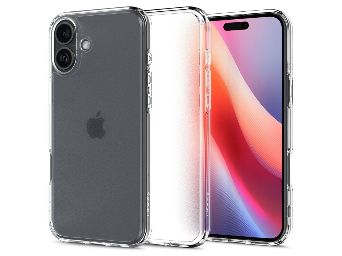 Etui Spigen Ultra Hybrid do iPhone 16 Frost Clear - Widok ogólny