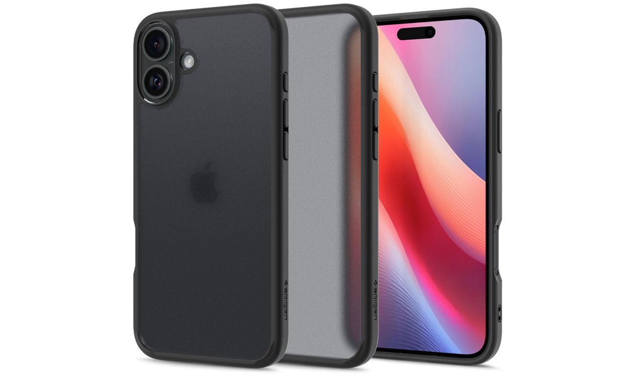 Hülle Spigen Ultra Hybrid für iPhone 16 Frost Black - Übersicht