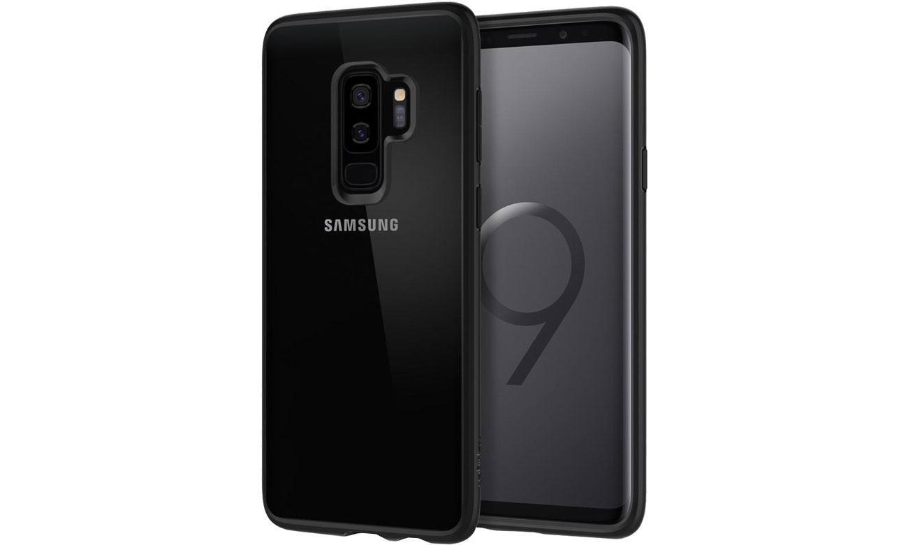 Spigen Ultra Hybrid do Galaxy S9+ Matte Black Smukła budowa