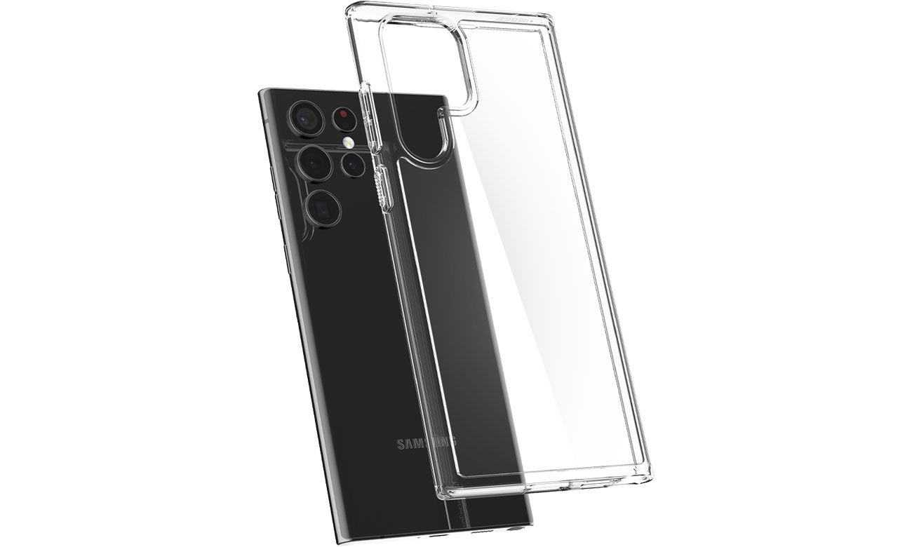 Spigen Ultra Hybrid do Samsung Galaxy S22 Ultra clear
