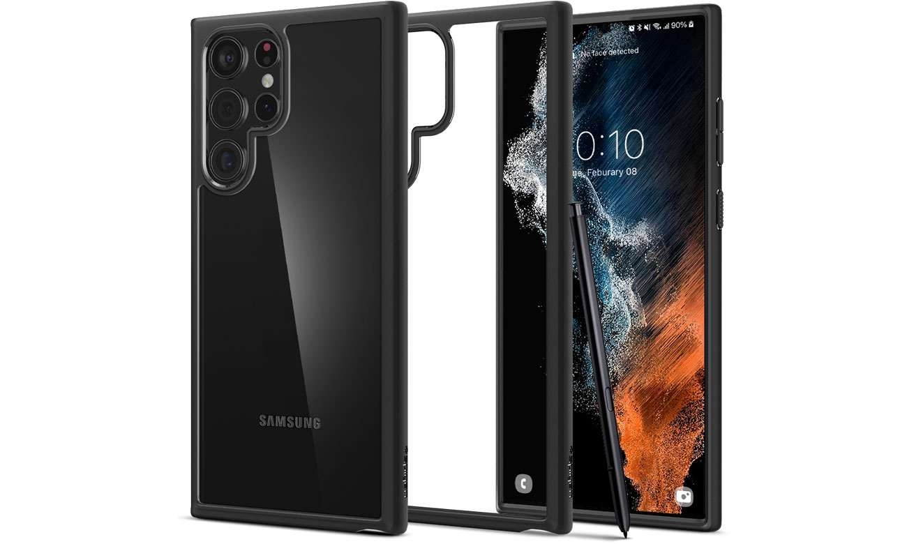Spigen Ultra Hybrid do Samsung Galaxy S22 Ultra czarne