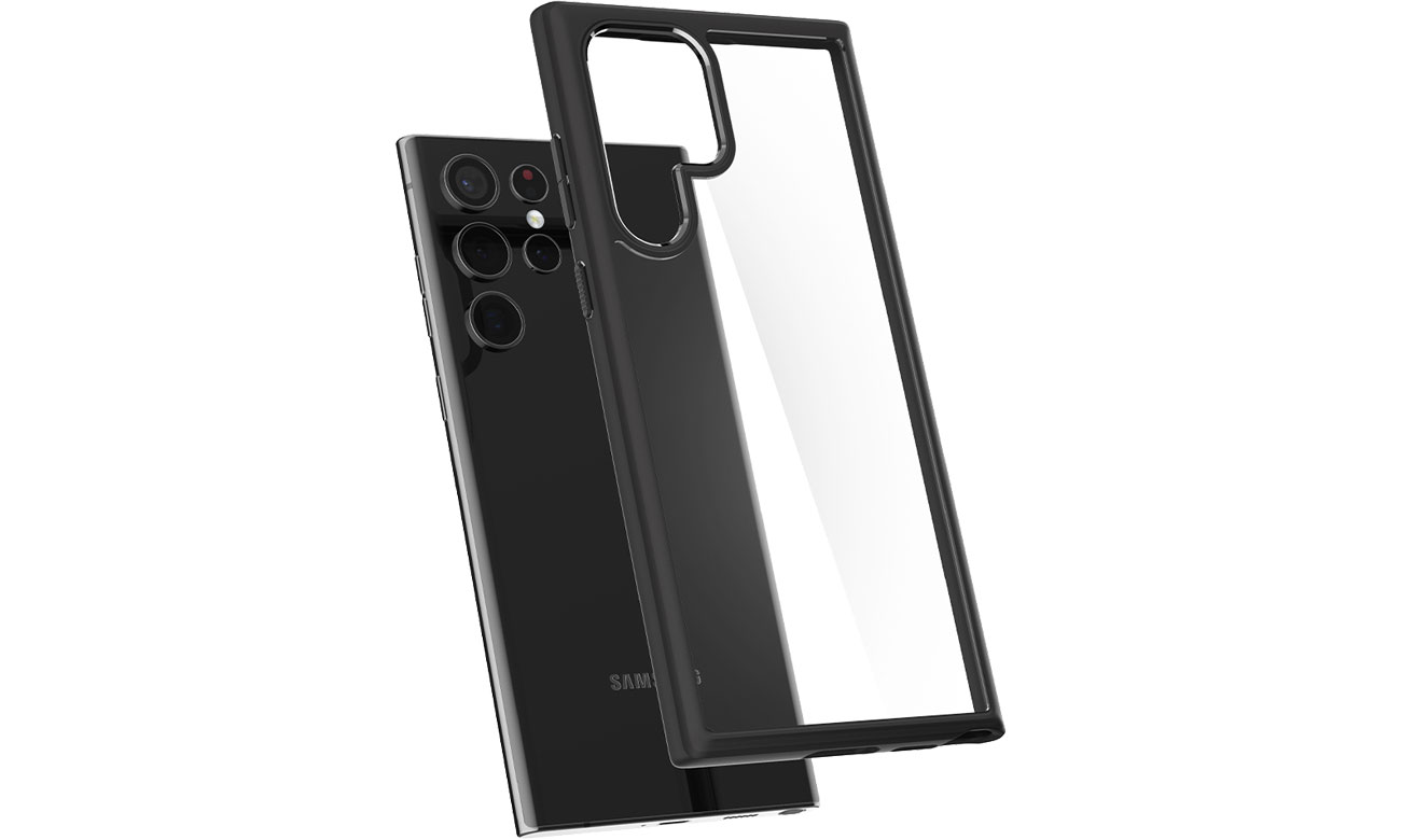 Spigen Ultra Hybrid do Samsung Galaxy S22 Ultra czarne