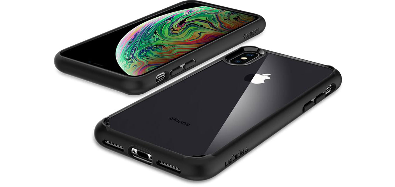 Spigen Ultra Hybrid do iPhone XS Max upadki