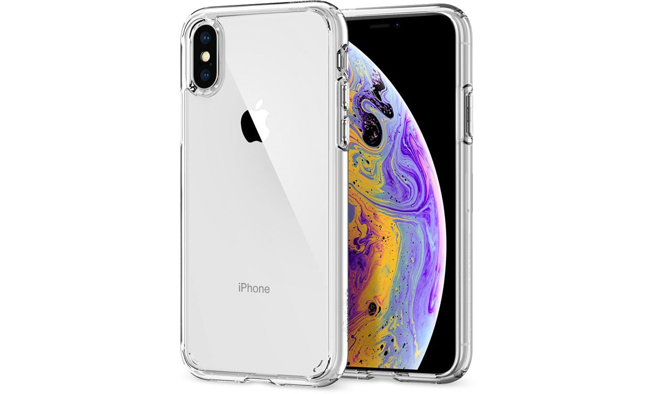 Spigen Ultra Hybrid do iPhone XS Crystal Clear 063CS25115
