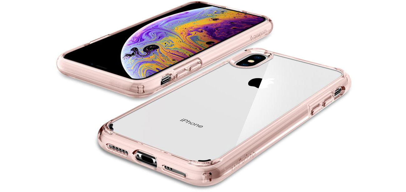 Spigen Ultra Hybrid do iPhone XS upadki