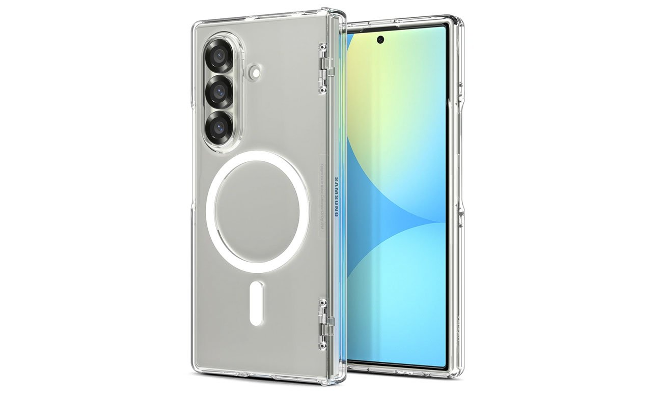 Spigen Ultra Hybrid Pro Mag MagSafe Galaxy Z Fold 7 clear/white