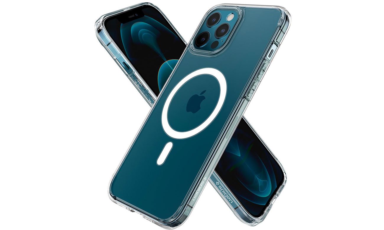 Spigen Ultra Hybrid Mag do iPhone 12/12 Pro white ACS02625