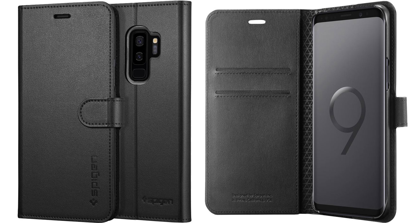 Etui Spigen Wallet S do Galaxy S9+ Black 593CS22957