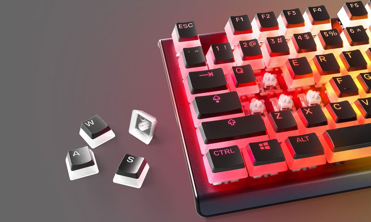 Keycaps do klawiatury SteelSeries PrismCaps czarne