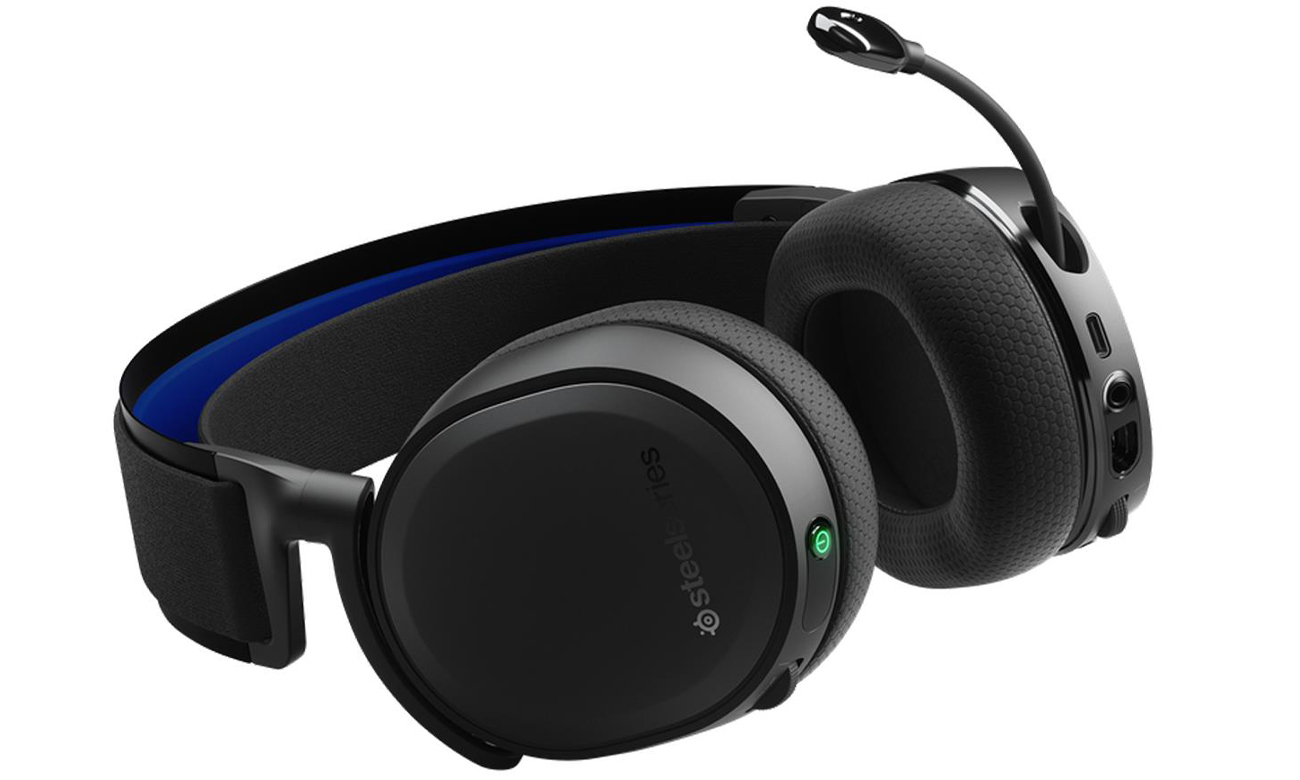 Zestaw słuchawkowy SteelSeries Arctis 7P+ Wireless Czarny - Mikrofon z funkcją usuwania szumów ClearCast