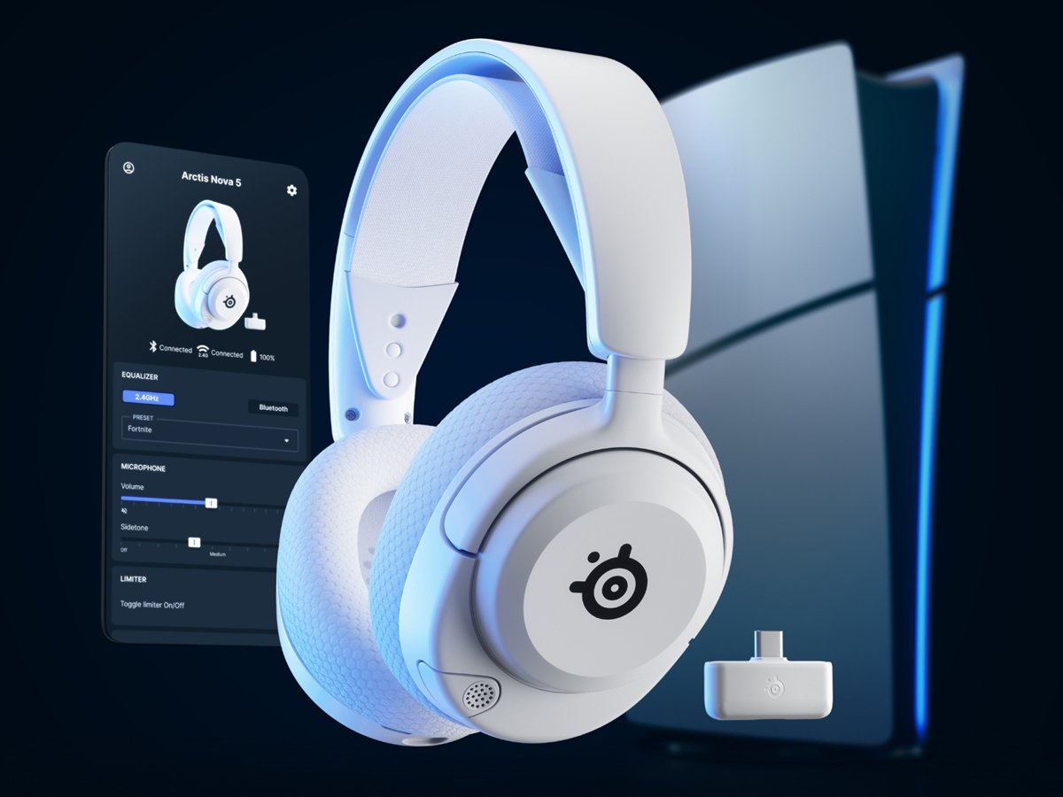 Słuchawki bezprzewodowe SteelSeries Arctis Nova 5P Wireless - Grafika lifestyle