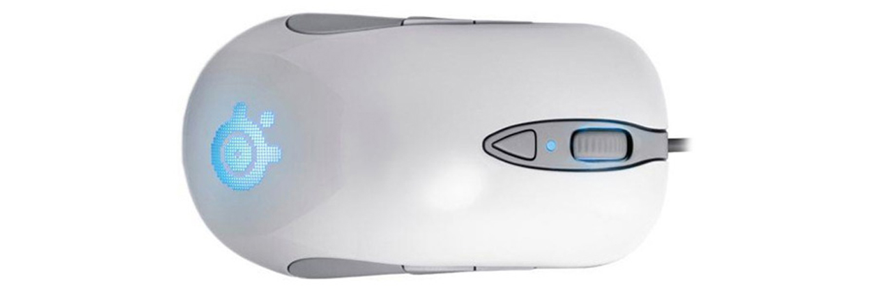 Mysz SteelSeries Raw Frost Widok z góry