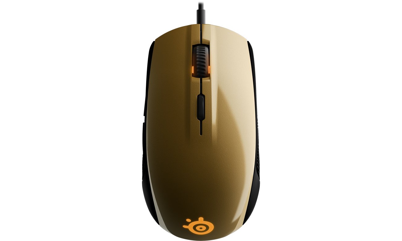 Myszka przewodowa SteelSeries Rival 100 Alchemy Gold 62336