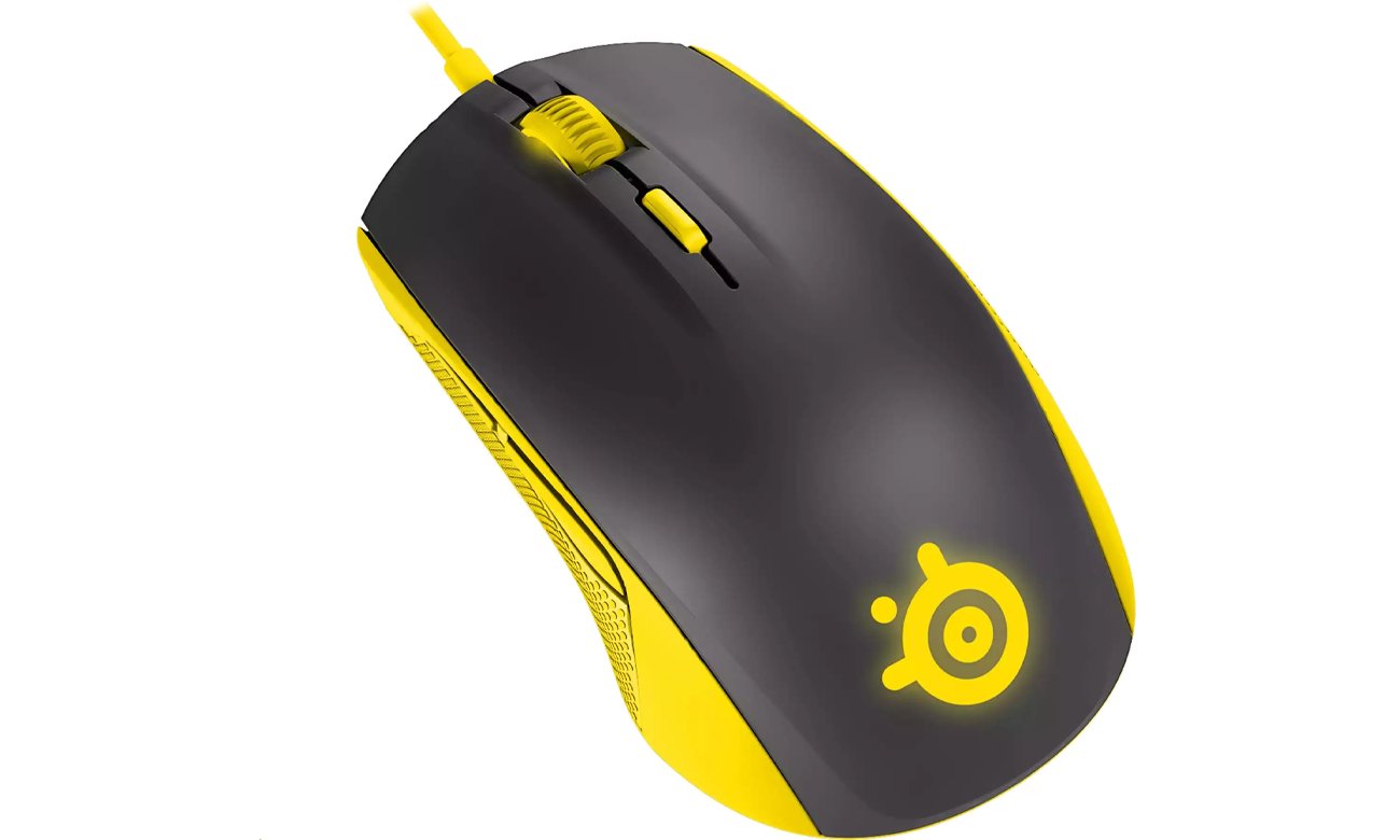 Myszka przewodowa SteelSeries Rival 100 Proton Yellow 62340