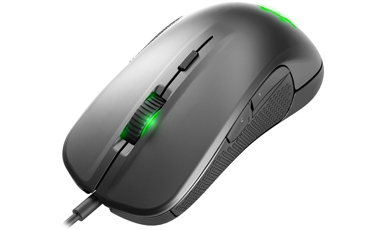 Myszka przewodowa SteelSeries Rival 300 srebrna 62350