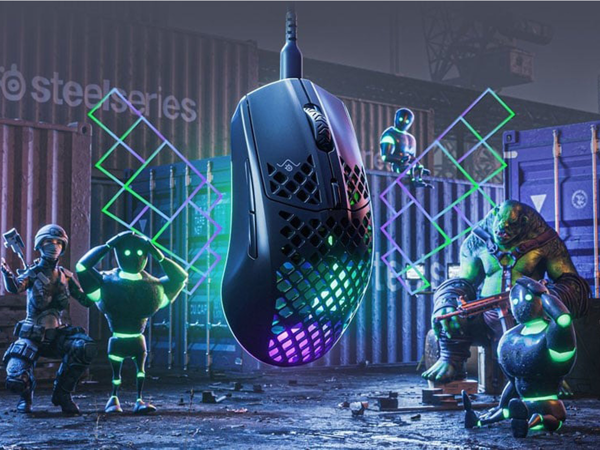 SteelSeries Aerox 3 Onyx + QcK XXL