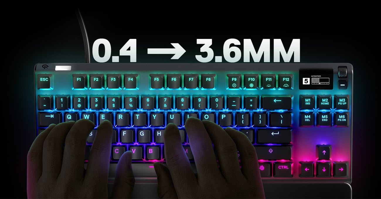 SteelSeries Gaming Keyboard Apex Pro TKL (2023), RGB LED - Arvutitark