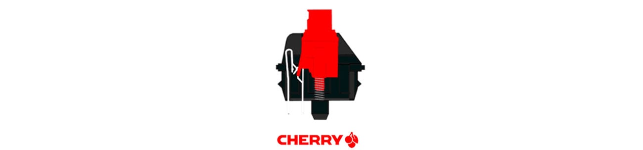 SteelSeries Apex M500 przełącznik cherry mx red
