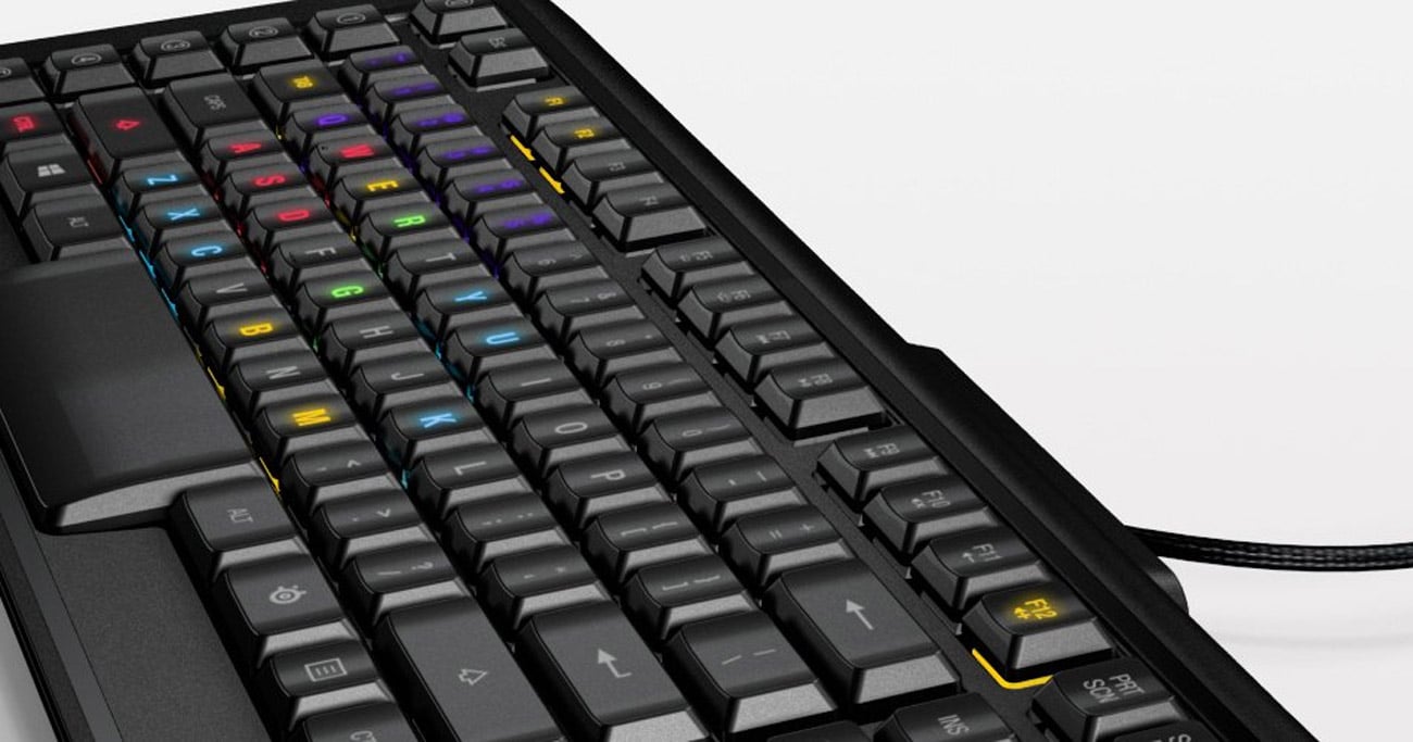 Klawiatura przewodowa SteelSeries Apex M800 mechaniczna - niski profil