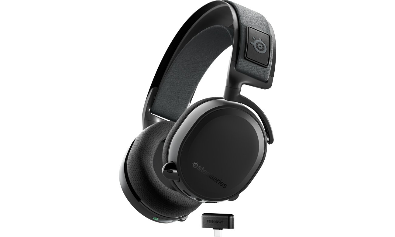 Zestaw słuchawkowy SteelSeries Arctis 7+ Czarny