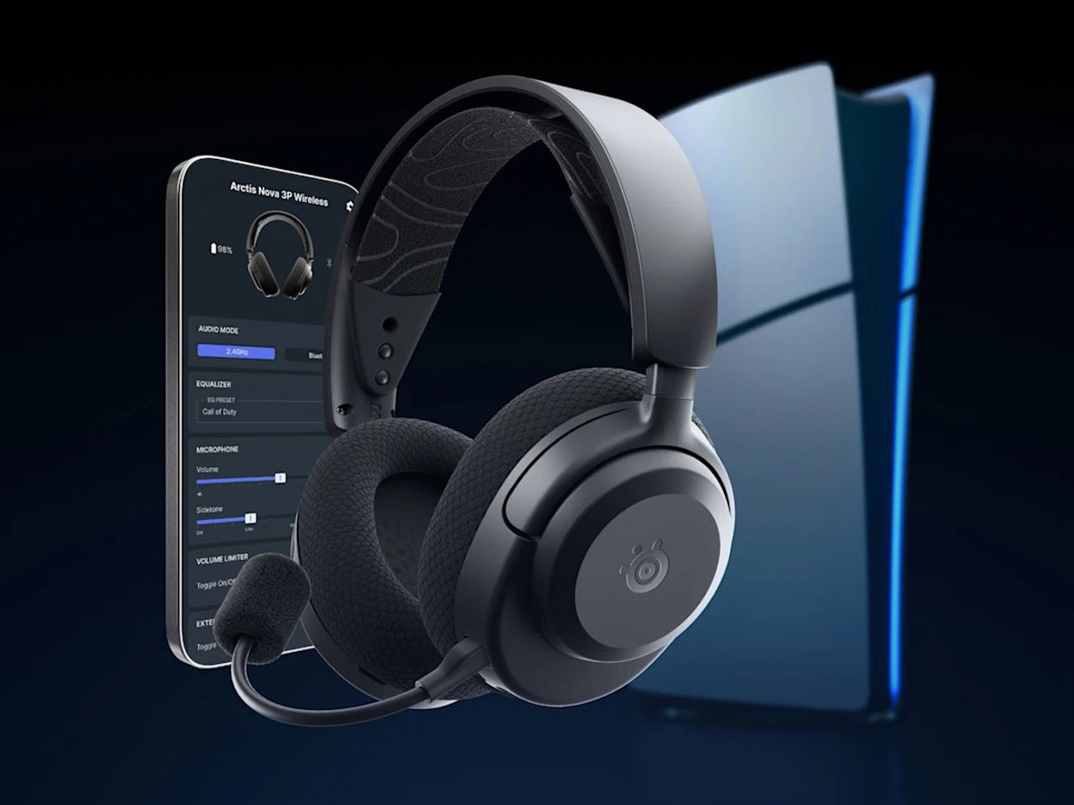 Słuchawki bezprzewodowe SteelSeries Arctis Nova 3P Wireless - Grafika lifestyle