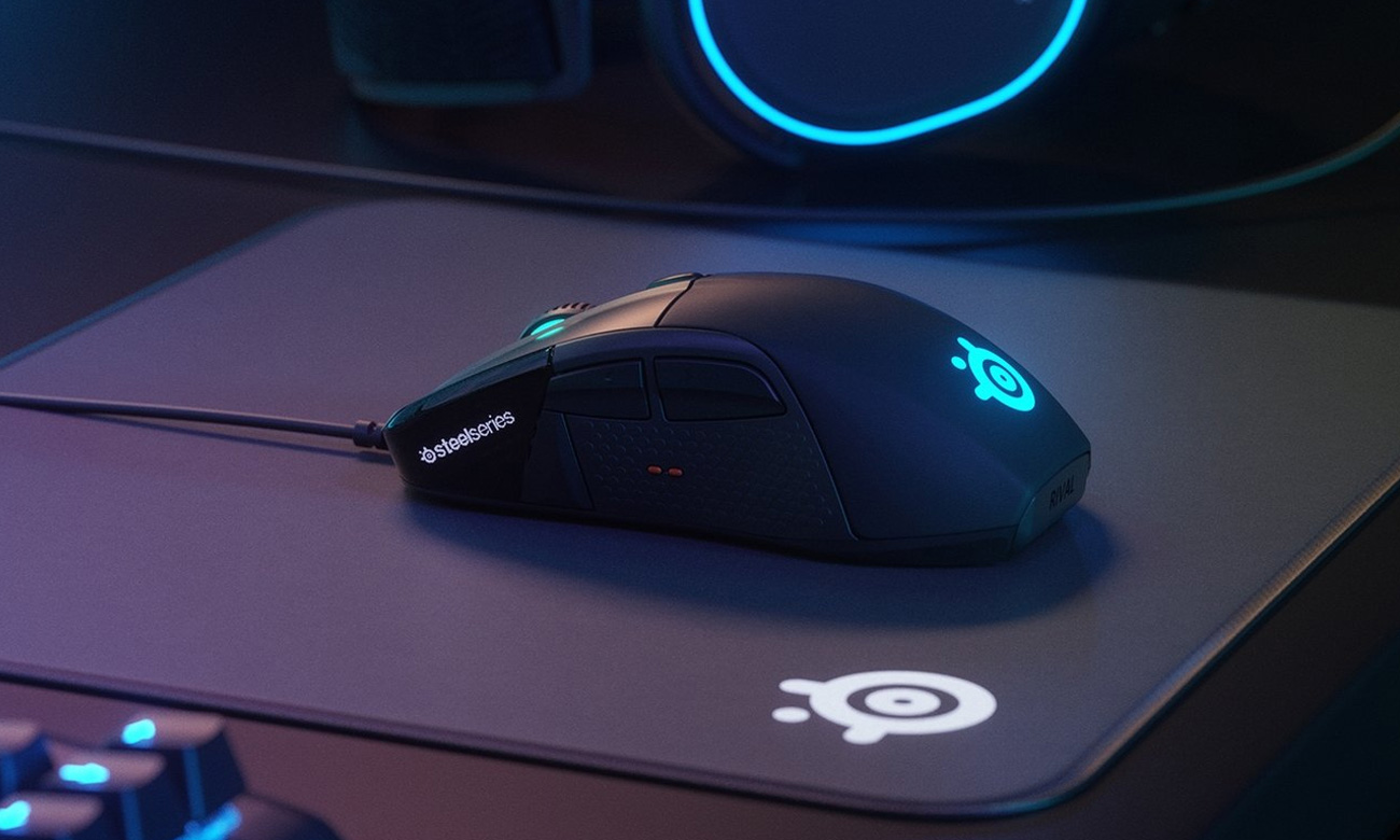 Die Maus mit OLED Anzeige Taktilfeedback und Sensor STEELSERIES Rival 710 Gaming