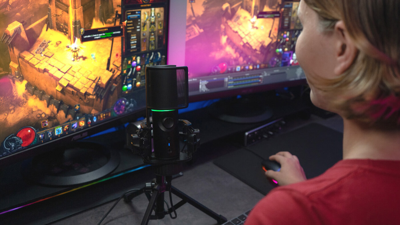 Mikrofon Streamplify MIC Tripod RGB - Twój głos będzie mocny i wyraźny