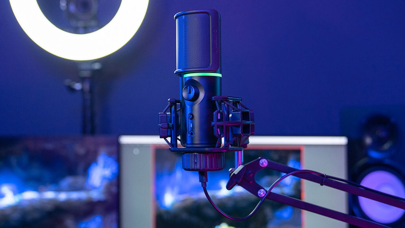 Mikrofon Streamplify MIC Arm RGB - Tryby dynamicznego oświetlenia RGB