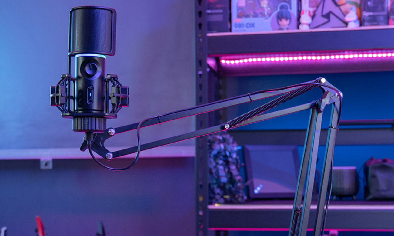 Mikrofon Streamplify MIC Arm RGB - Elastyczne ramię montażowe