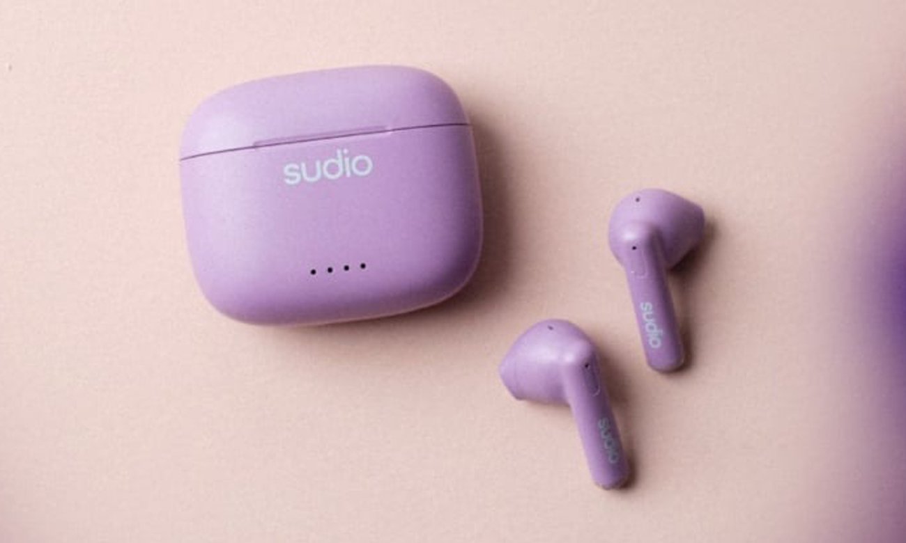 Słuchawki bezprzewodowe Sudio A1 Purple - Grafika lifestyle
