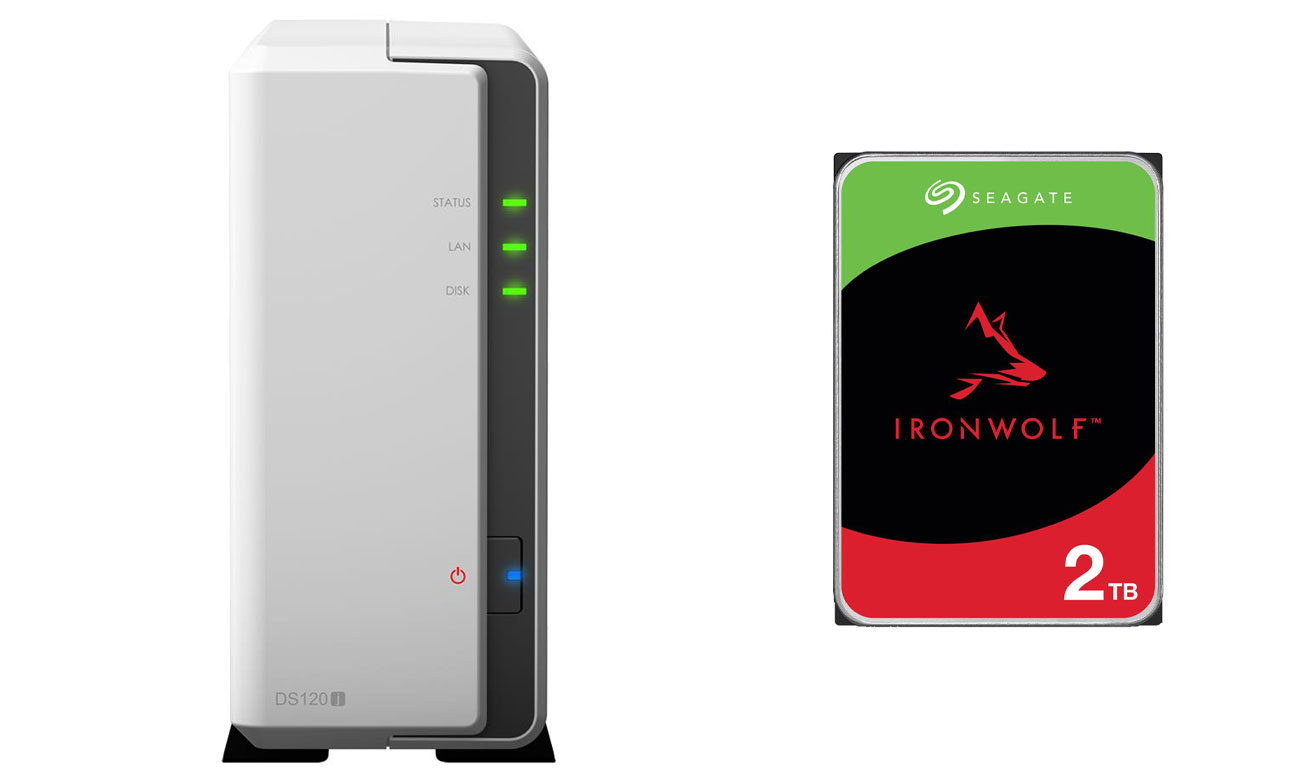 Synology DS120j (1x 2TB HDD) - Dyski sieciowe NAS - Sklep