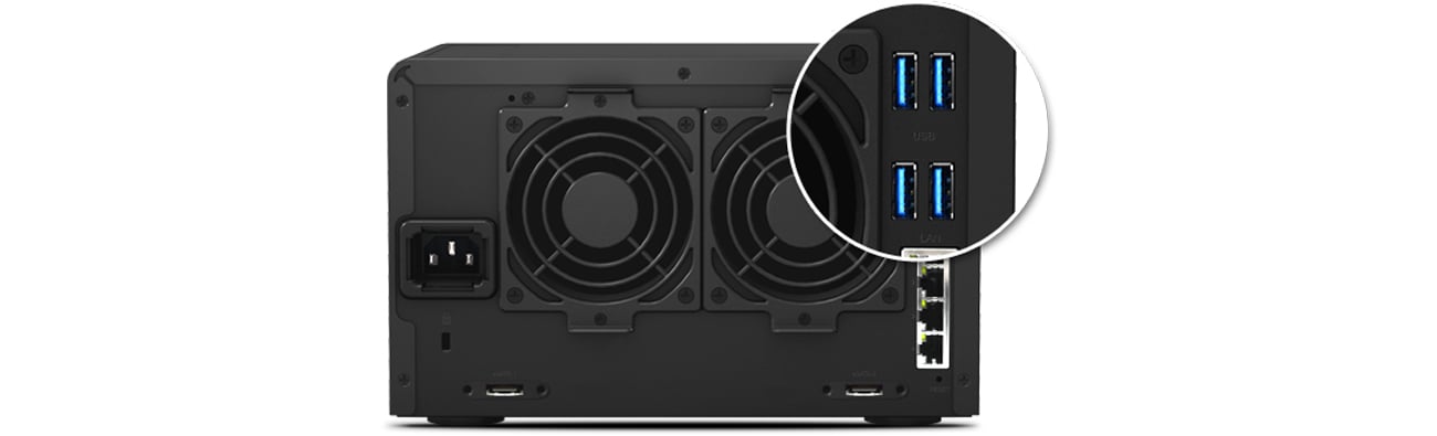 Synology DS1515+ porty USB 3.0