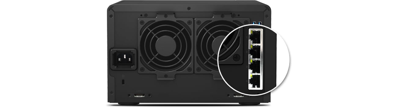 Synology DS1515 porty LAN