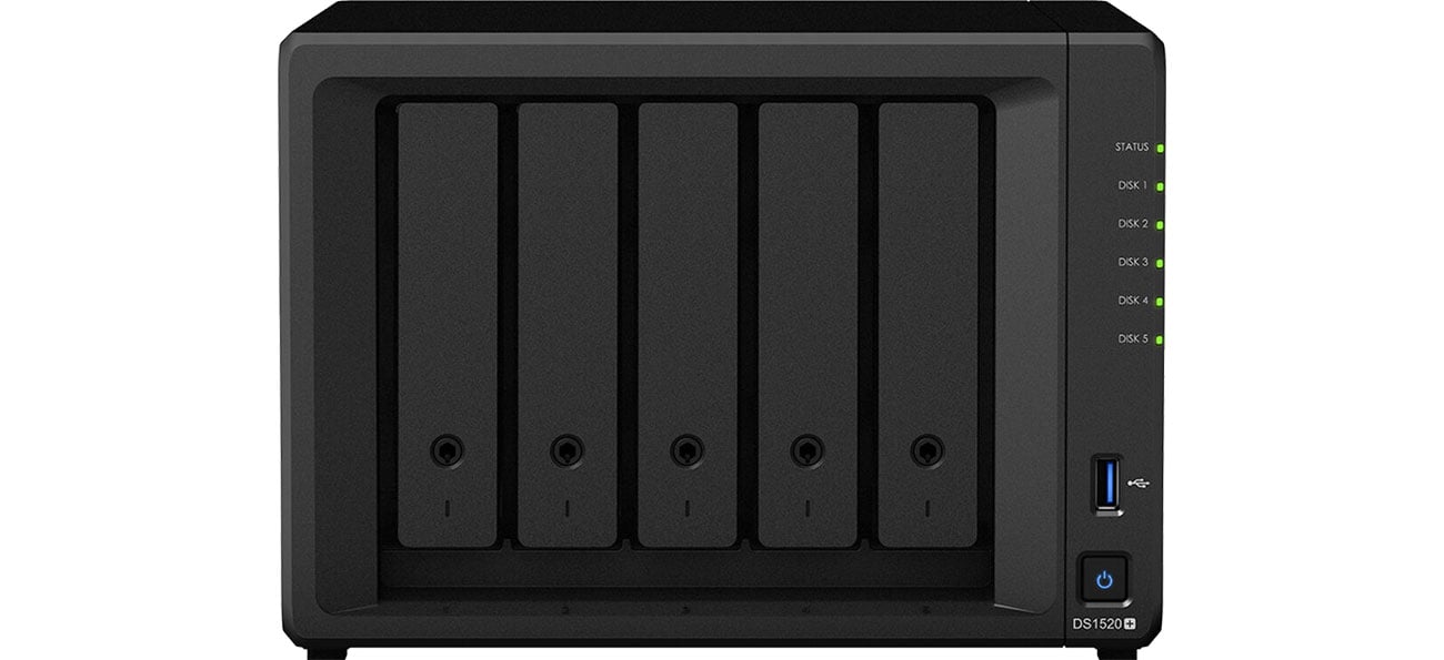 Synology DS1520+ - Przód
