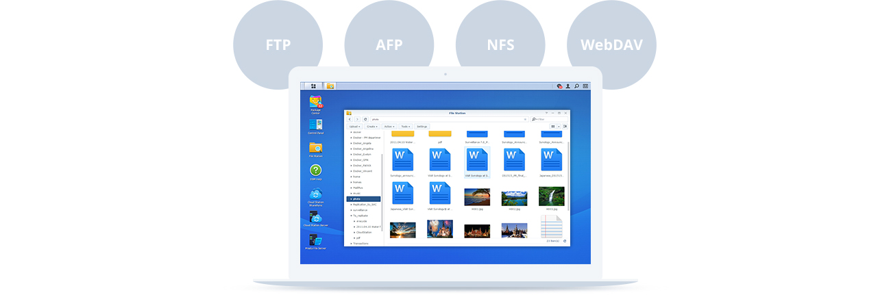 Synology DS1817 Zarządzanie plikami