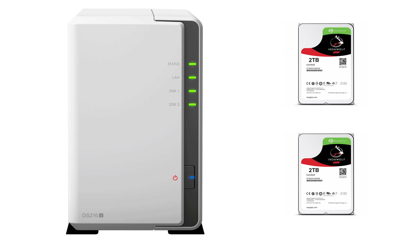 Synology + 2x1TB NAS Segate