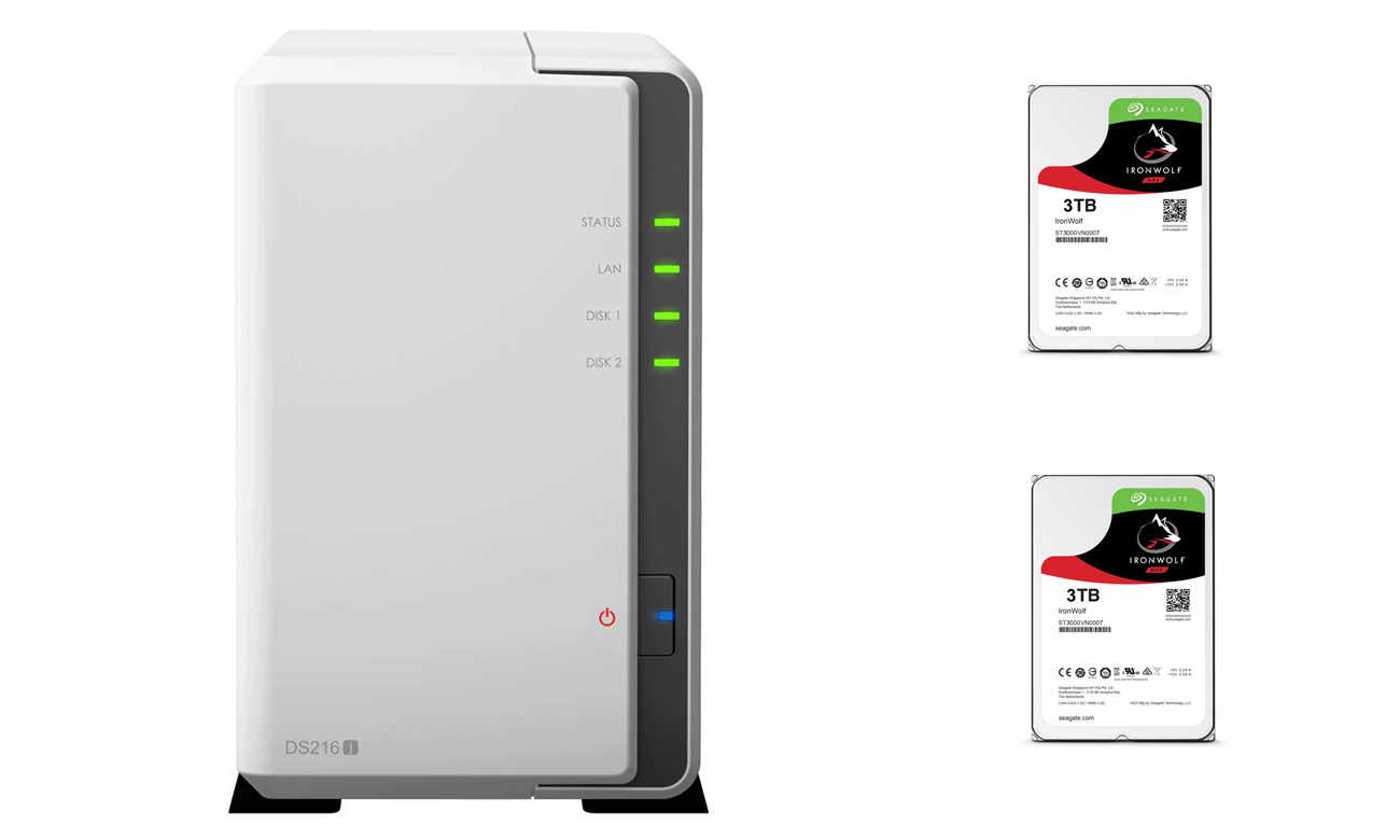 Synology + 2x3TB NAS Segate