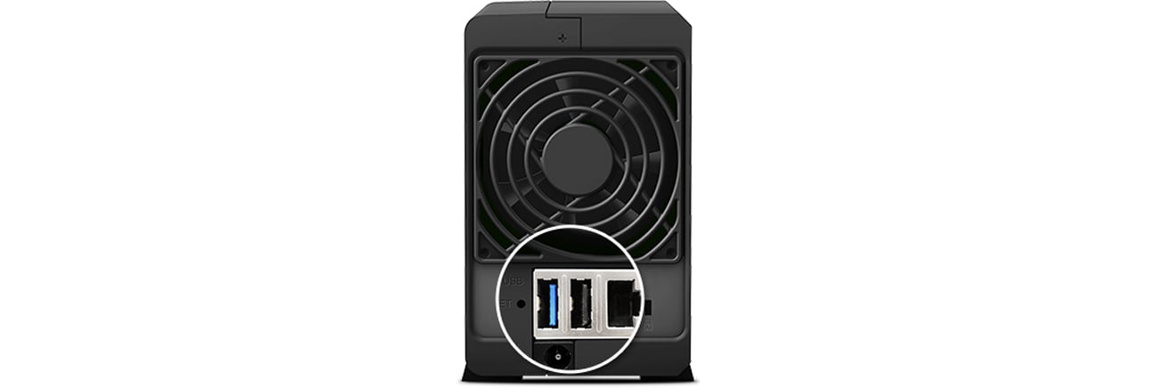 Synology DS216play port USB 3.0