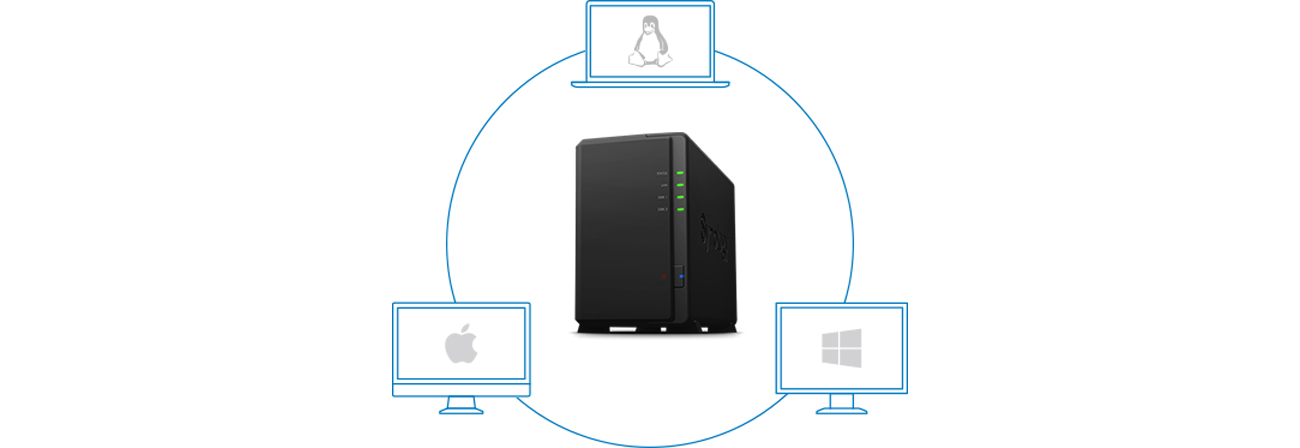 Synology DS216play udostępnianie