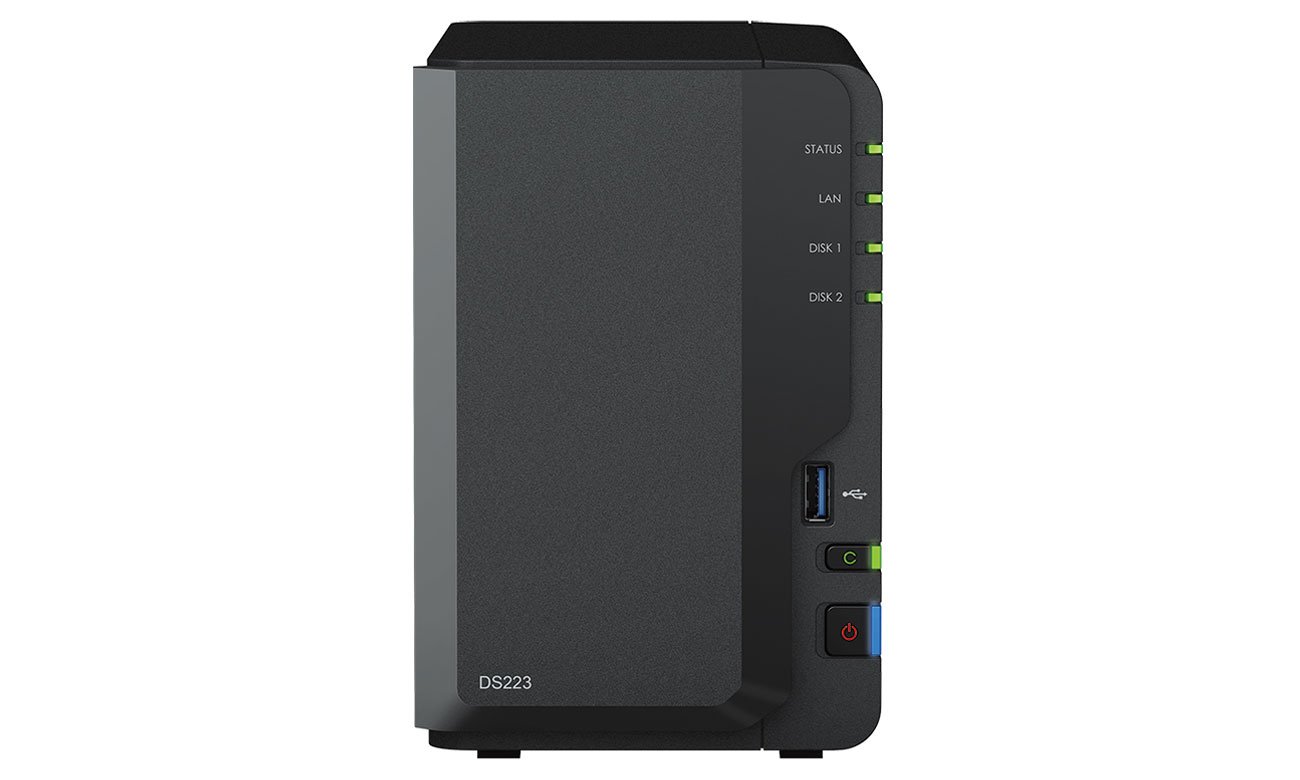 Synology DS223 widok z przodu
