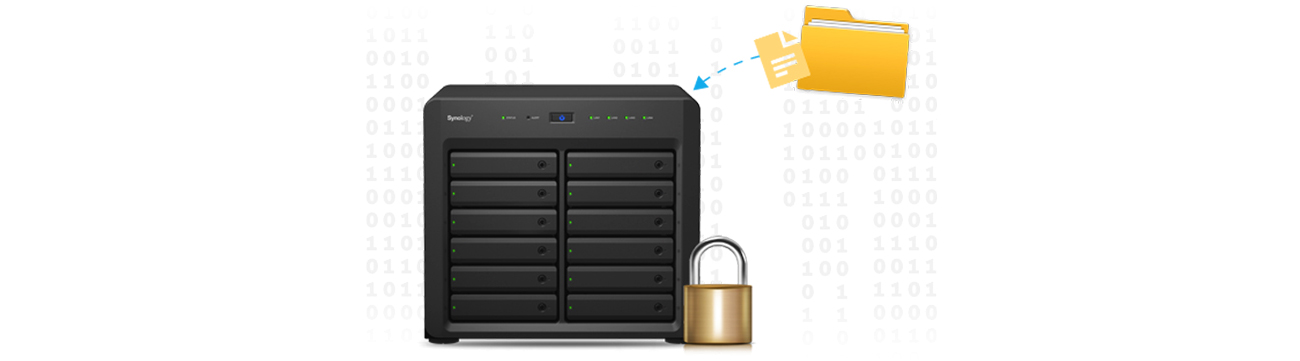 Synology DS3615xs szyfrowanie sprzętowe