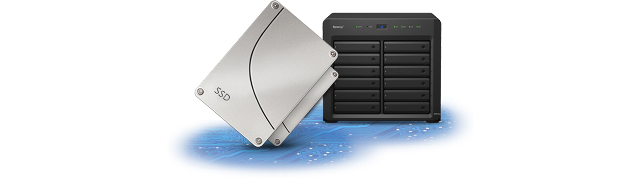 Synology DS3615xs obsługa SSD